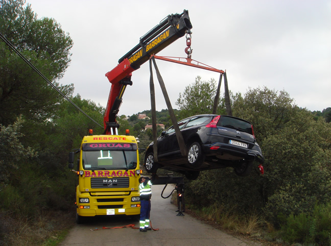Rescates de vehiculos en accidentes